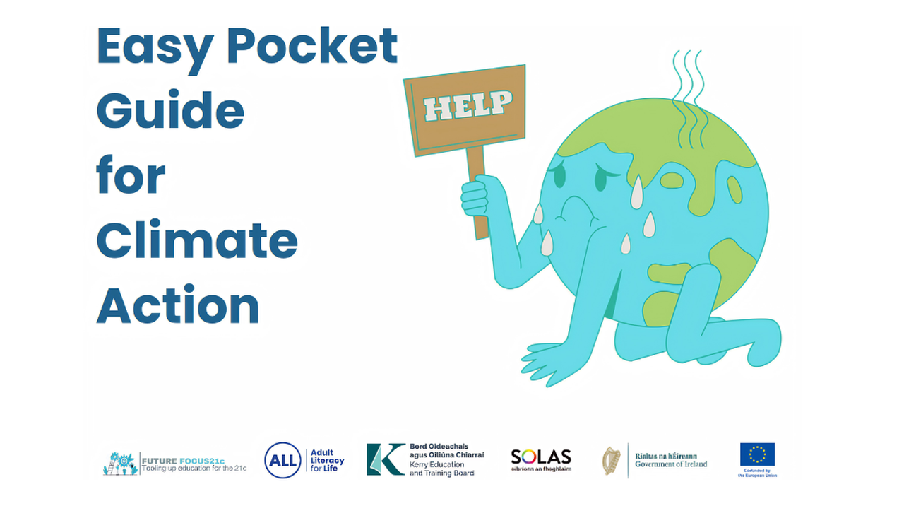 Easy pocket guide for climate action cover.